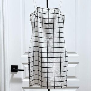 SHEIN White Dress with spaghetti straps.